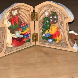 Vintage Disney Rabbit's House Christmas Our House Winnie the Pooh Hinged Figure